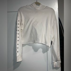 VS pink cropped hoodie